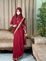 🌸 *হাফ সিল্ক নকশি পাড় শাড়ি* 🌸