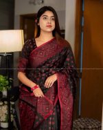 প্রিমিয়াম তাঁত জামদানি শাড়ি - Image 5