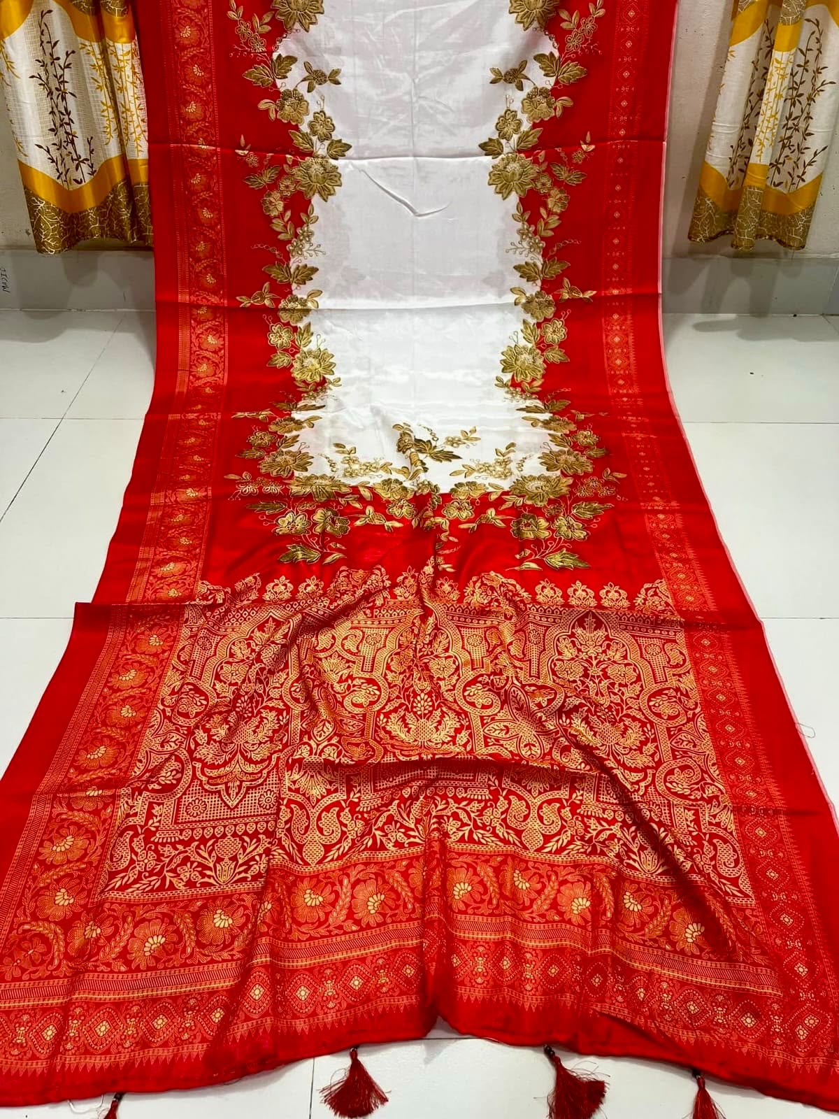 WhatsApp Image 2026-07-24 at 2.26.32 AM 🔥 Most Viral Digital Printed Topetor Silk Saree 🔥 - Image 1
