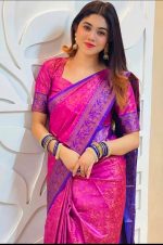 প্রিমিয়াম কাঞ্চি কাতান শাড়ি - Image 4